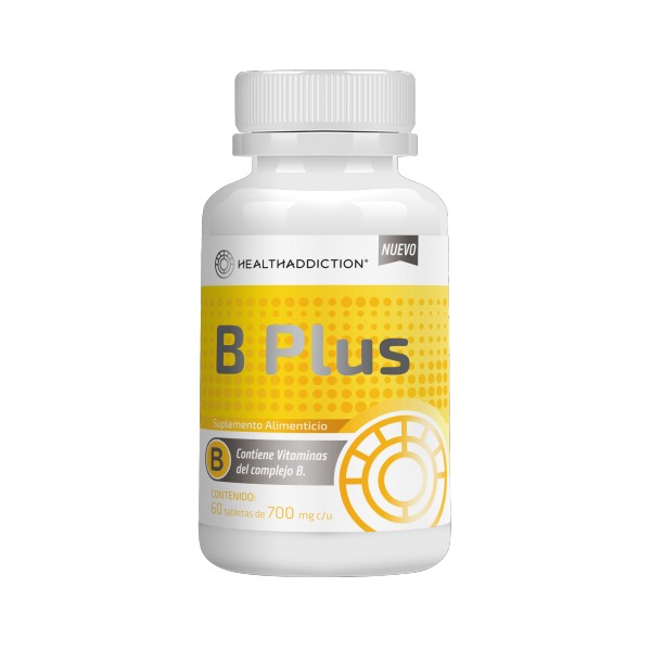 Suplemento Alimenticio B Plus HealthAddiction - 60 Capsulas