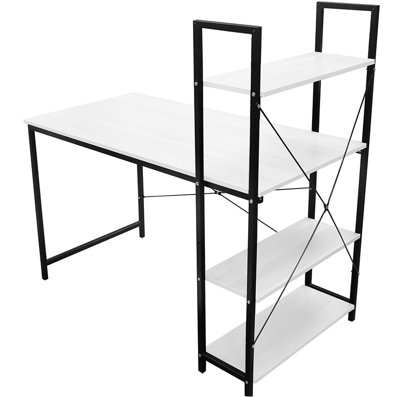 Escritorio Minimalista Kit Silla Oficina Reclinable Malla Antitraspirante