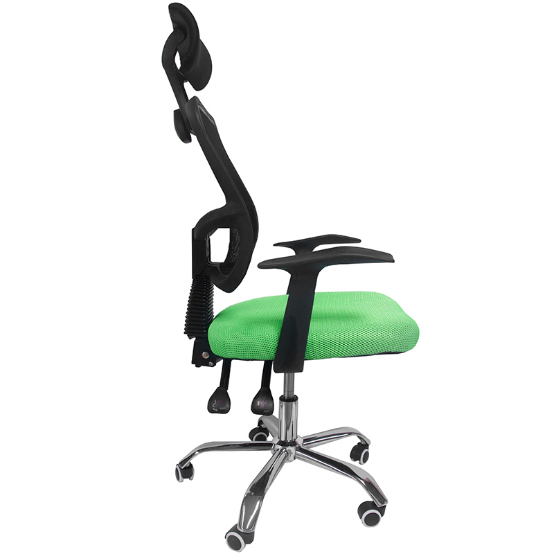 Escritorio Minimalista Kit Silla Oficina Reclinable Cabecera Ajustable Verde