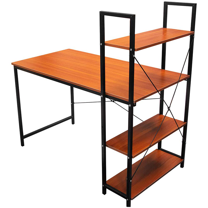Escritorio Minimalista Kit Silla Oficina Reclinable Cabecera Ajustable  Negro
