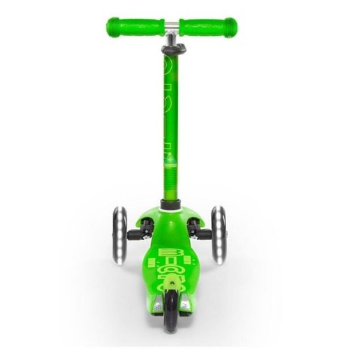 Scooter Mini Micro Deluxe LED GREEN
