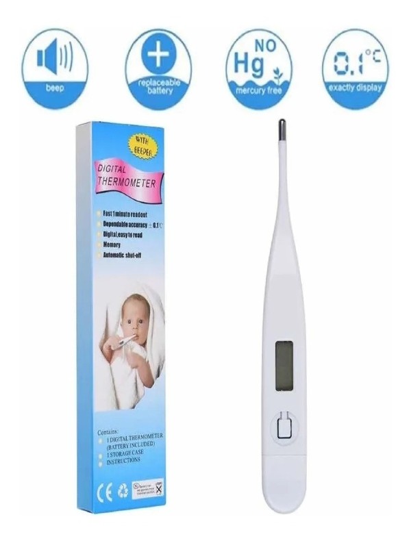 Termómetro Digital Electrónico Toma De Temperatura Infantil