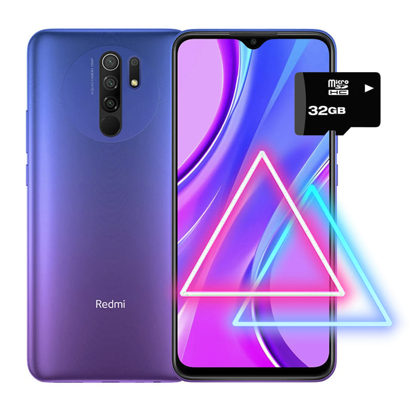 Celular Xiaomi Redmi 9 64gb-4gb - Dual Sim - Morado + MicroSD 32gb