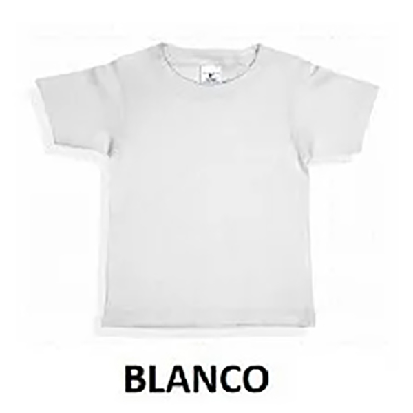 PLAYERA BEBE CUELLO REDONDO YAZBEK BLANCO 02 B0300