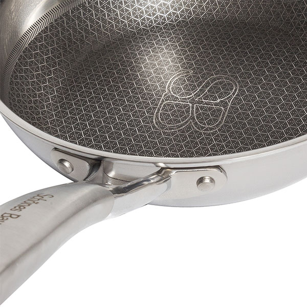 Schones Bauen Sarten de acero Inoxidable para induccion Anti rayaduras, de 20 cm
