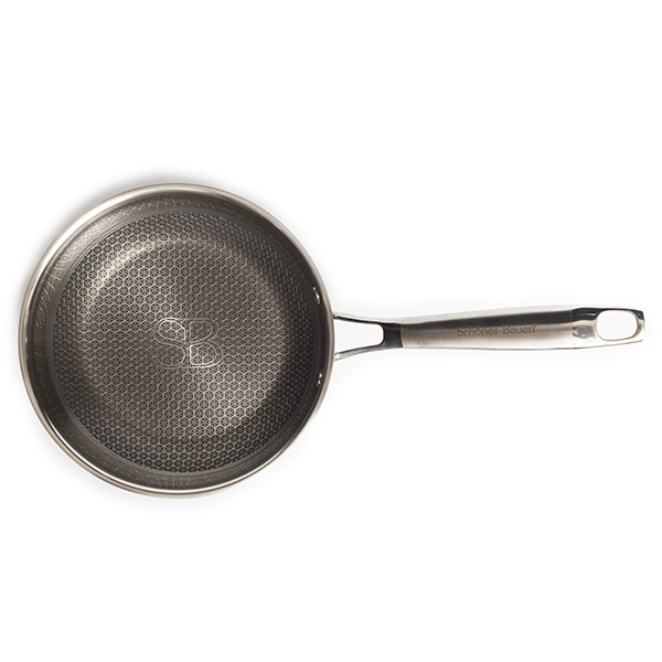 Schones Bauen Sarten de acero Inoxidable para induccion Anti rayaduras, de 20 cm