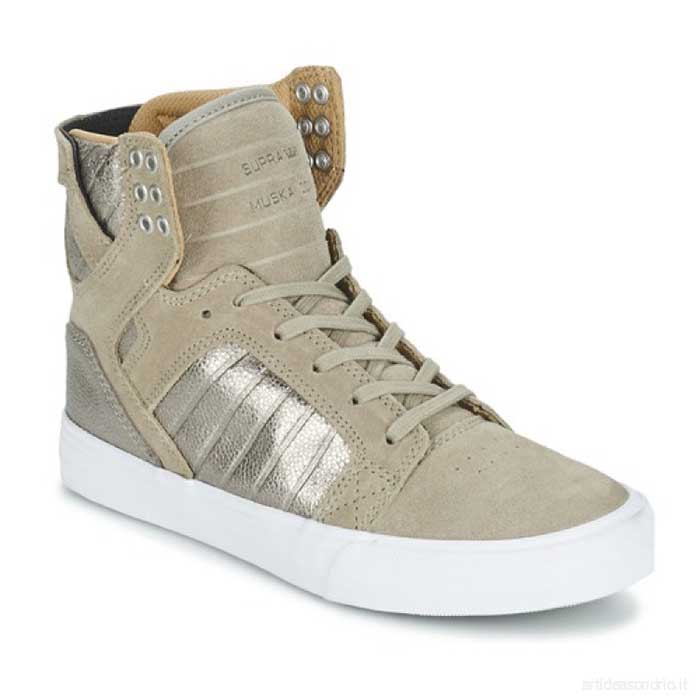 Tenis SUPRA Mujer SKYTOP Taupe