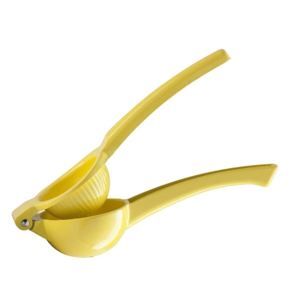 Exprimidor de limones manual amarillo