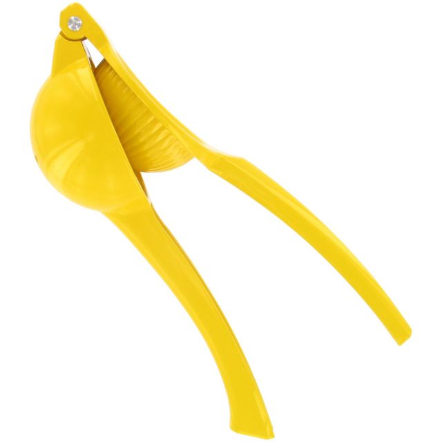Exprimidor de limones manual amarillo