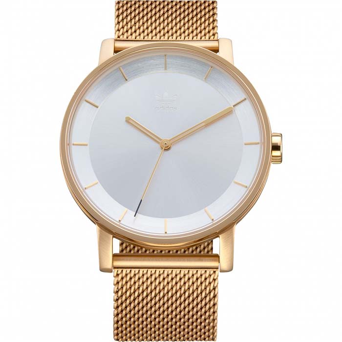 DISTRITO ADIDAS Reloj Hombre Dorado.