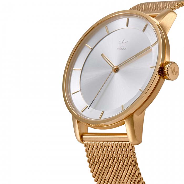 DISTRITO ADIDAS Reloj Hombre Dorado.
