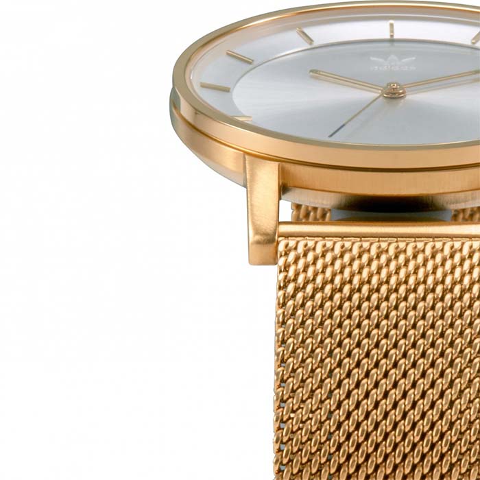 DISTRITO ADIDAS Reloj Hombre Dorado.