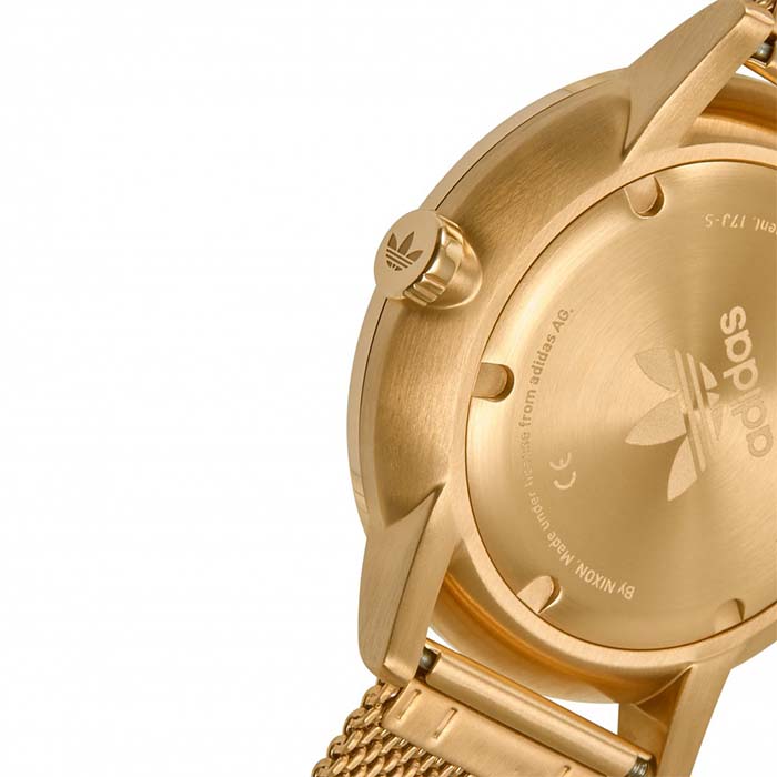 DISTRITO ADIDAS Reloj Hombre Dorado.