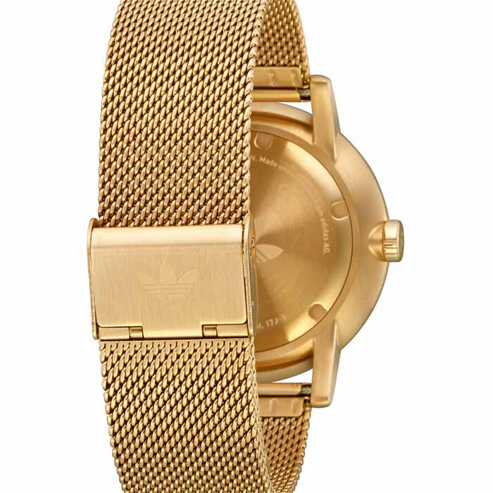 DISTRITO ADIDAS Reloj Hombre Dorado.