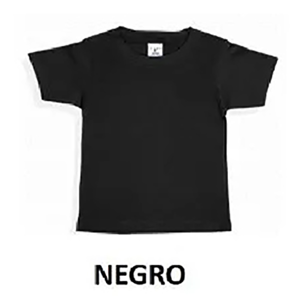 PLAYERA BEBE YAZBEK CUELLO REDONDO NEGRO 02 B0300