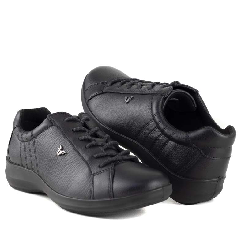 TENIS FLEXI DAMA CASUALES ESTILO 25912 NEGRO 100% ORIGINAL