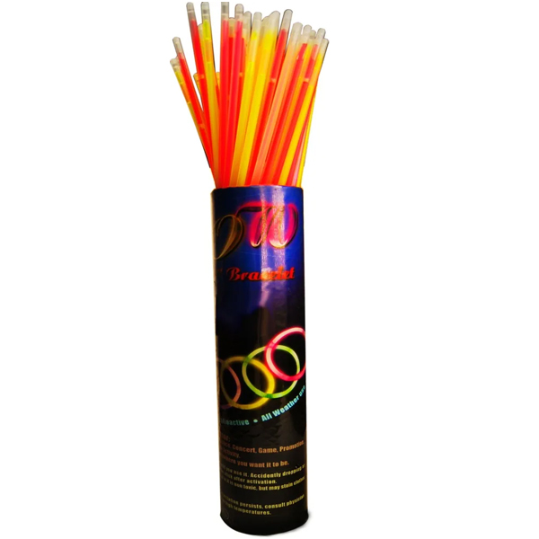 Paquete Varitas 100 Tipo Nenon Para Pulseras Collares Lentes