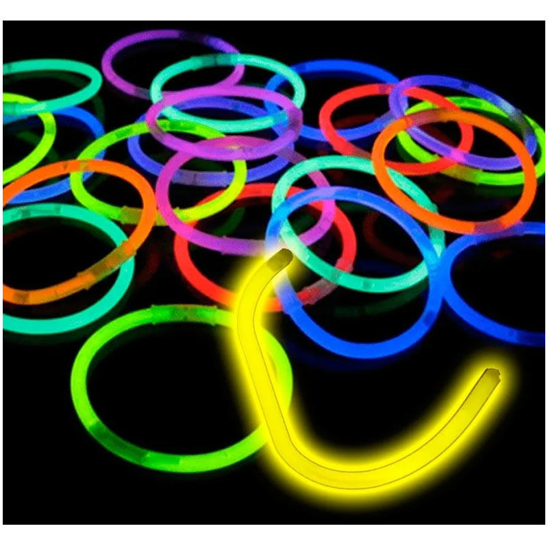 Paquete Varitas 100 Tipo Nenon Para Pulseras Collares Lentes