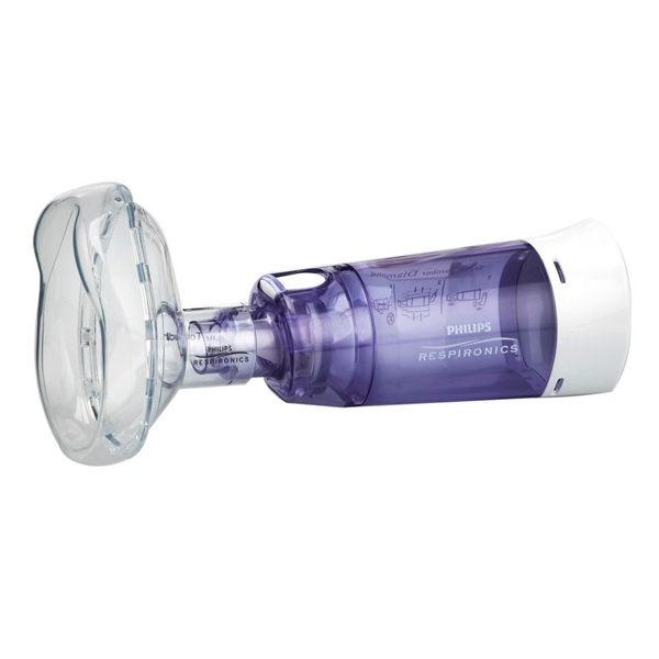 OPTICHAMBER DIAMOND INFANTIL PARA MEDICAMENTO INHALADO RESPIRONICS.