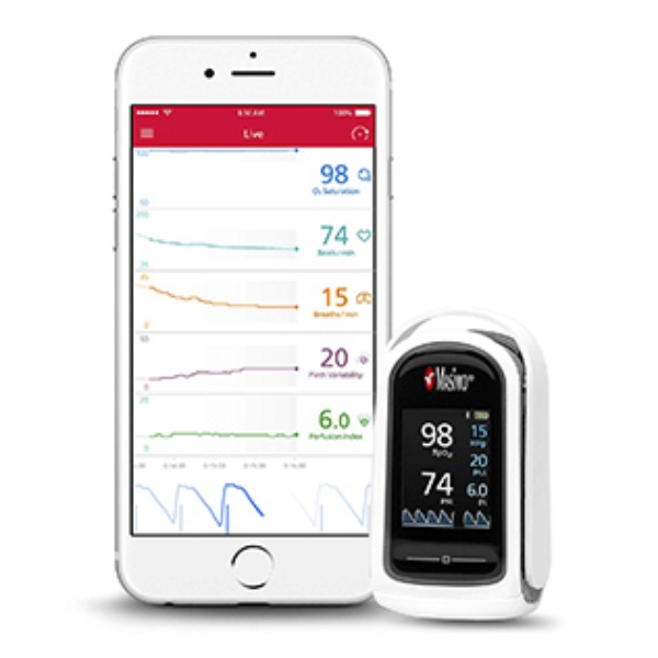 OXIMETRO DE DEDO MASIMO MIGHTYSAT RX BLUETOOTH.