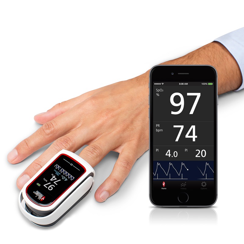 OXIMETRO DE DEDO MASIMO MIGHTYSAT RX BLUETOOTH.