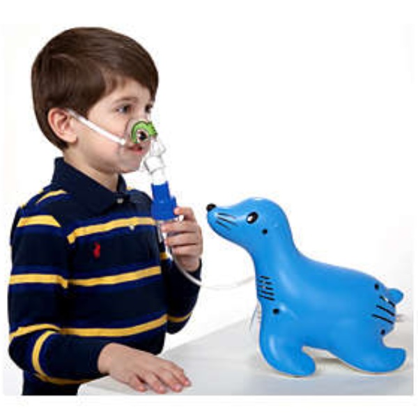 NEBULIZADOR DE COMPRESOR SAMI THE SEAL PHILIPS RESPIRONICS.