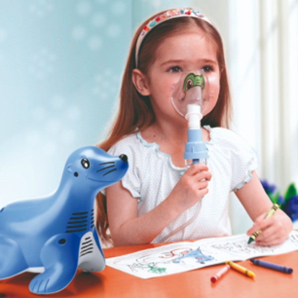 NEBULIZADOR DE COMPRESOR SAMI THE SEAL PHILIPS RESPIRONICS.