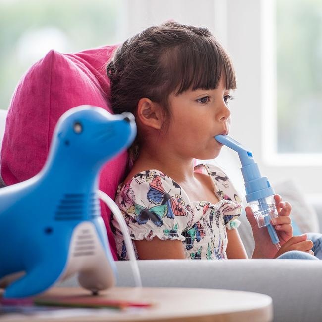 NEBULIZADOR DE COMPRESOR SAMI THE SEAL PHILIPS RESPIRONICS.