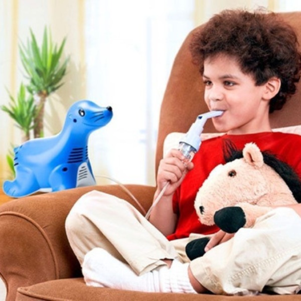 NEBULIZADOR DE COMPRESOR SAMI THE SEAL PHILIPS RESPIRONICS.