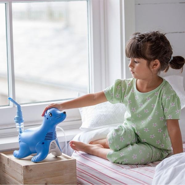 NEBULIZADOR DE COMPRESOR SAMI THE SEAL PHILIPS RESPIRONICS.