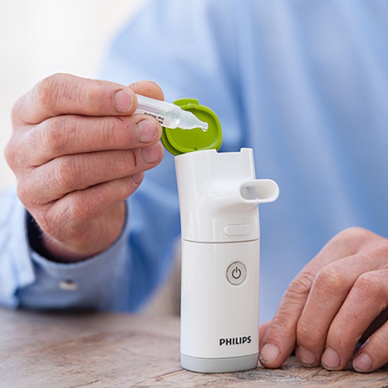 NEBULIZADOR PORTATIL INNOSPIORE GO PHILIPS RESPIRPNICS.
