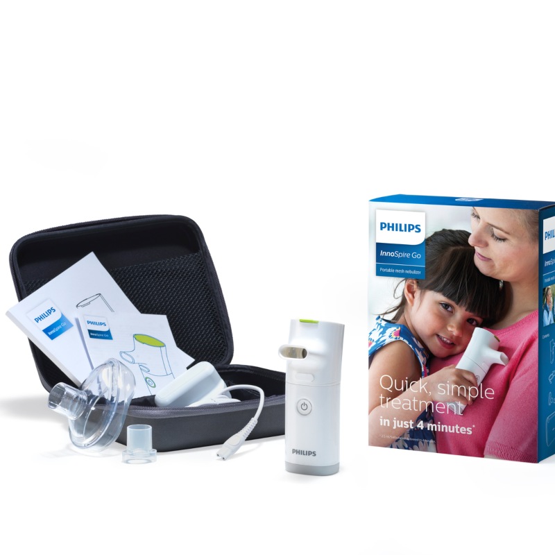 NEBULIZADOR PORTATIL INNOSPIORE GO PHILIPS RESPIRPNICS.