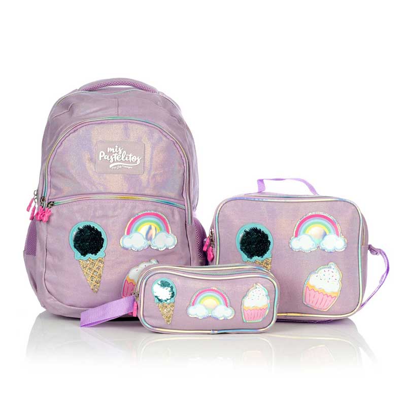 Set Original Mis Pastelitos Rainbow Cupcake