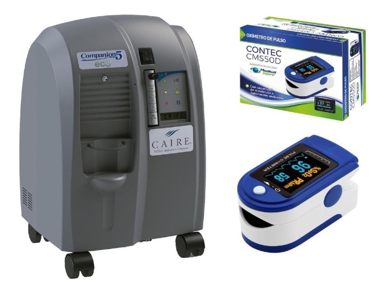 Concentrador De Oxigeno Companion Caire 5 Litros + Oximetro