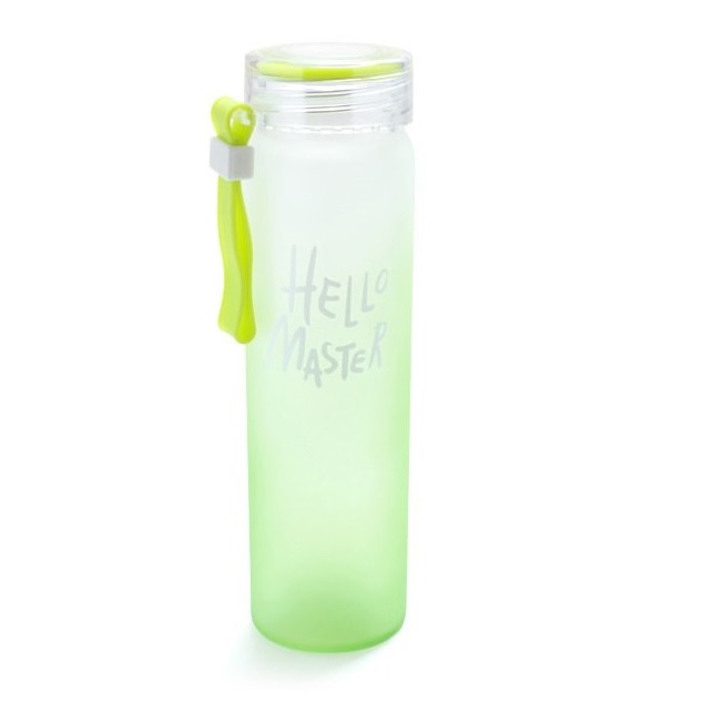 Botella Termo Sellingo Cristal Glass Multicolor Verde Edición Limitada