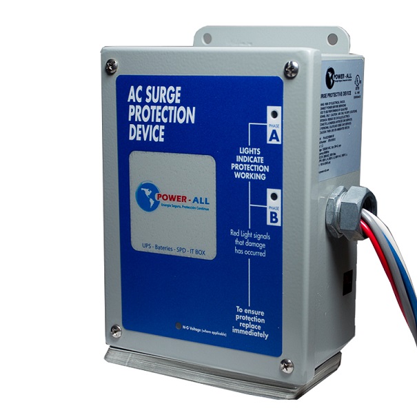 Supresor De Picos De Voltaje SPD 120 / 240 Vca / 100 Ka. Power All