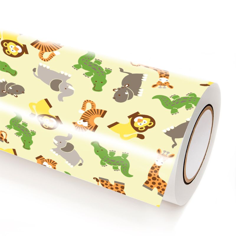 Vinil Decorativo en Lamina Deco Adhesivo 5.5 m x 50 cm MobileCity Animales Zoologico 
