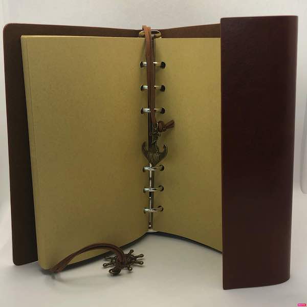 AGENDA CON FORRO DE PIEL GRABADA MARCA SMART