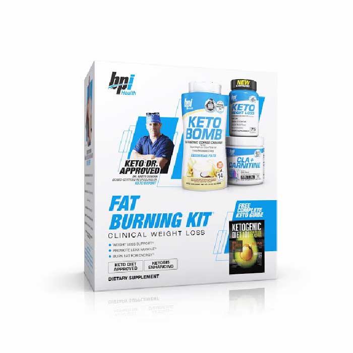Bpi Sport Fat Burning Kit Keto Bomb + Cla + Carnitine + Keto Weight Loss
