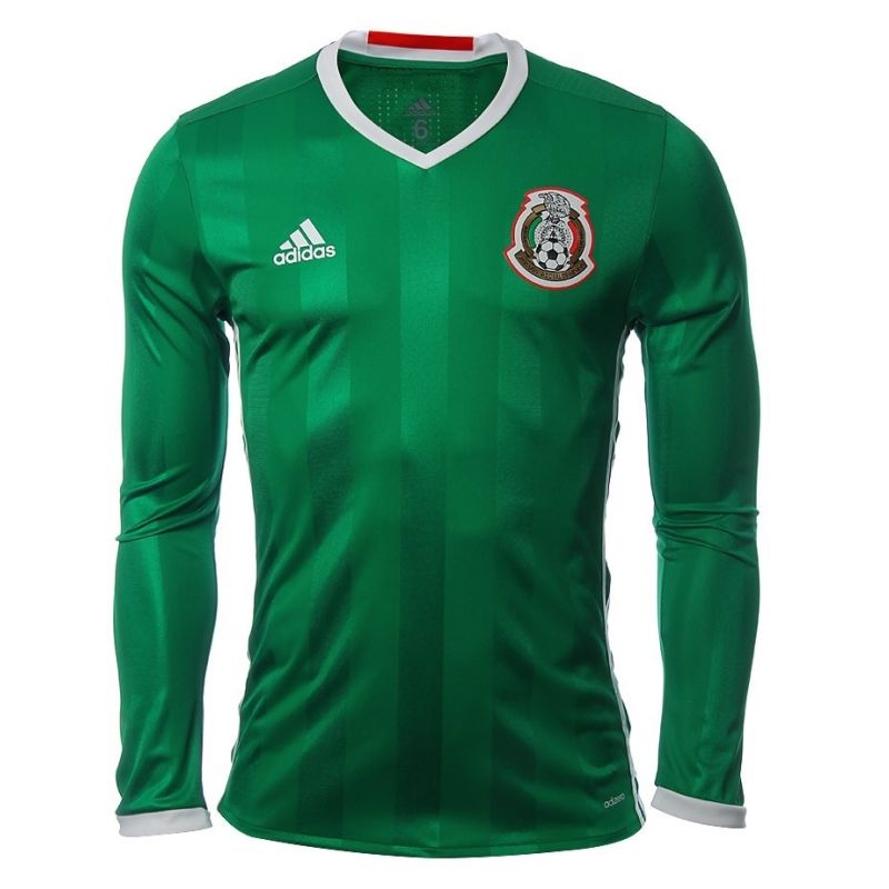 Jersey Adidas de la seleccion de Mexico Manga Larga Version Jugador Adizero