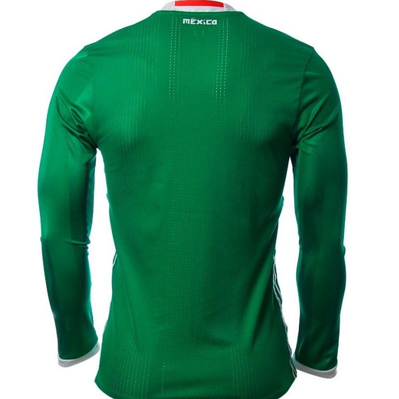 Jersey Adidas de la seleccion de Mexico Manga Larga Version Jugador Ad