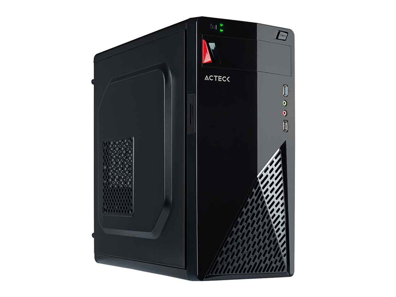 GABINETE ACTECK-E LYNX NEGRO 500W MICRO ATX USB 3.0 AC929035