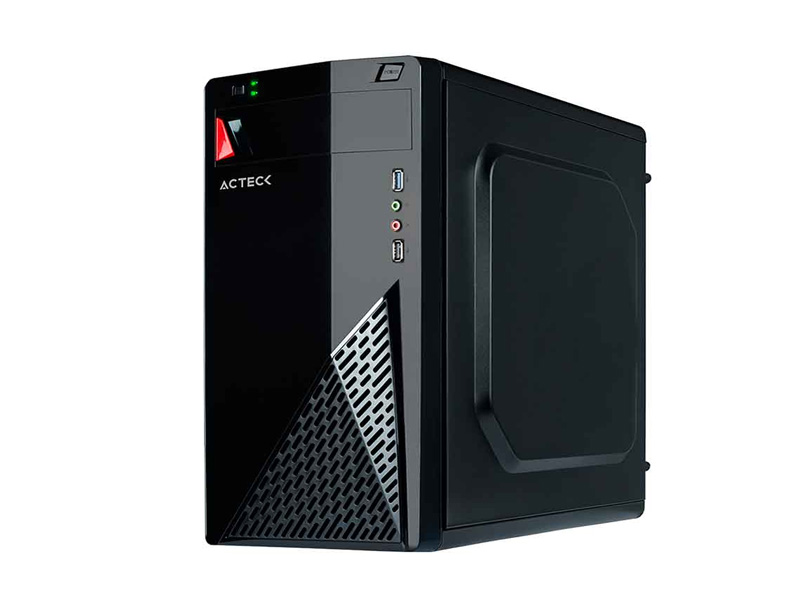 GABINETE ACTECK-E LYNX NEGRO 500W MICRO ATX USB 3.0 AC929035