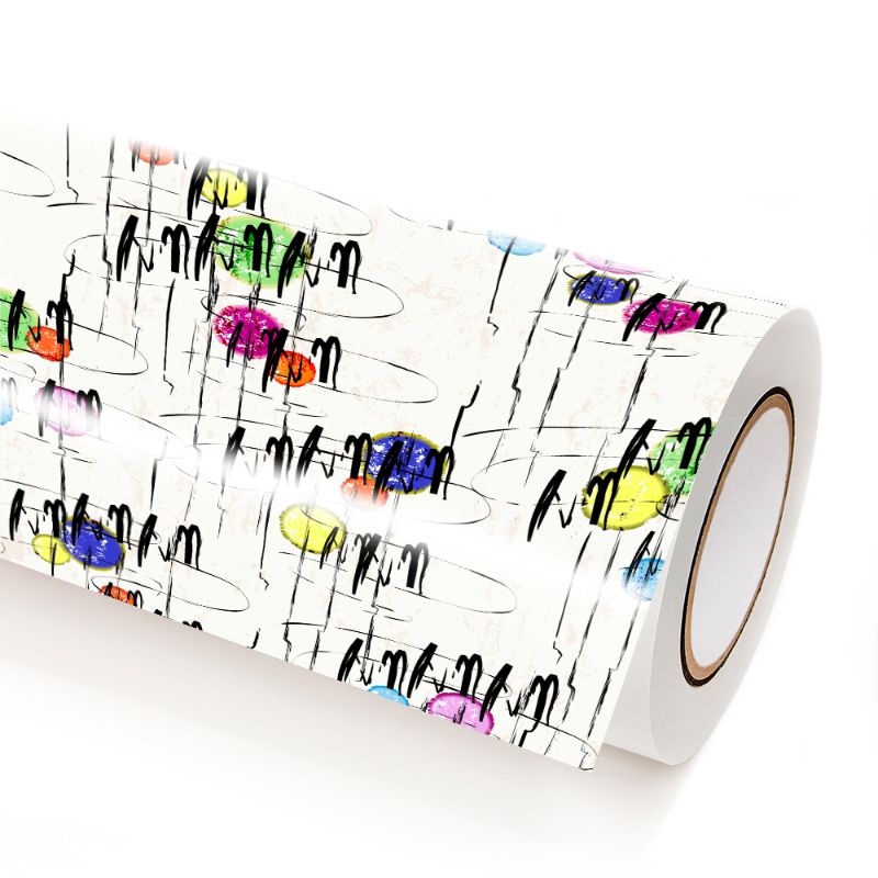 Vinil Decorativo en Lamina Deco Adhesivo 5.5 m x 50 cm MobileCity Circulos Miro