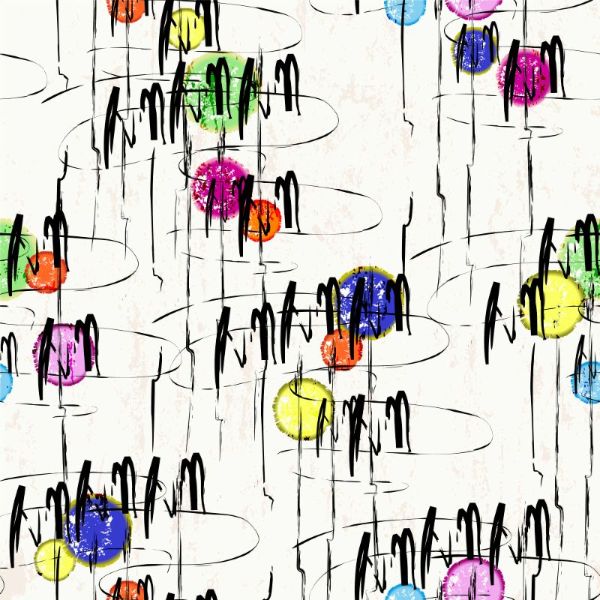 Vinil Decorativo en Lamina Deco Adhesivo 5.5 m x 50 cm MobileCity Circulos Miro