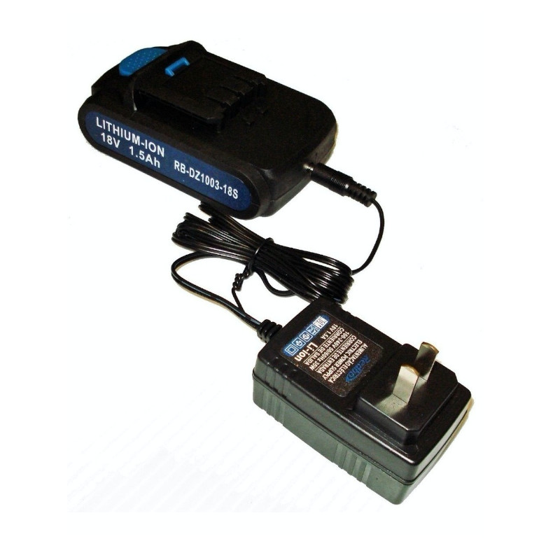 Taladro Atornillador Inalambrico 18v 2 Bateria Ionlitio Redbo RBDZ1003