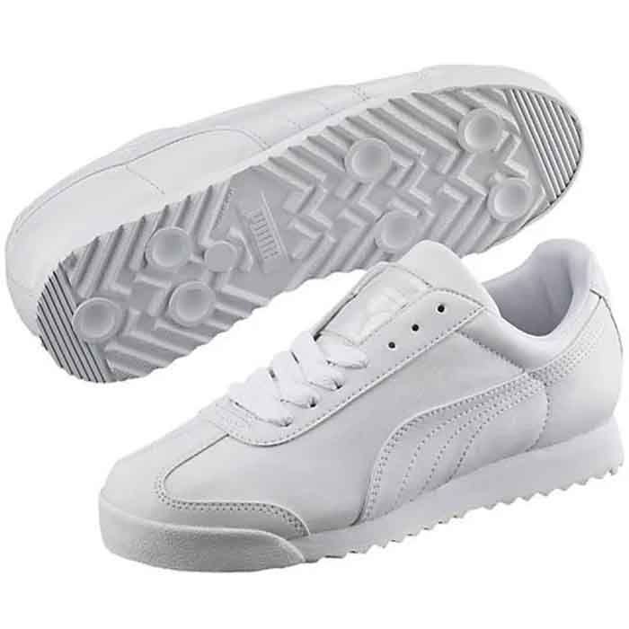 tenis puma roma basic blancos