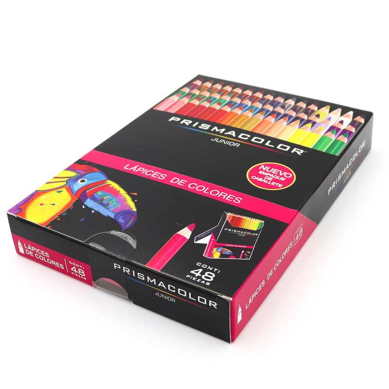 Prismacolor junior caja con 48 Colores : : Oficina y