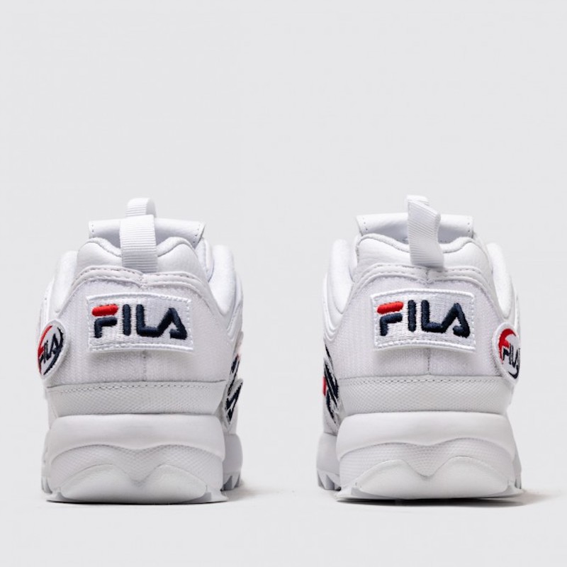 Tenis Fila Disruptor II Patches - Blanco