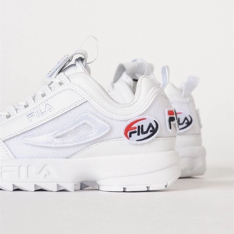 Tenis Fila Disruptor II Patches - Blanco